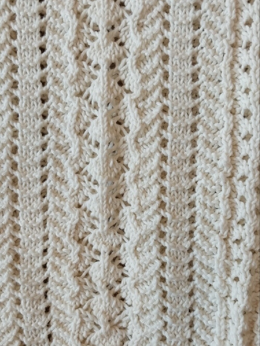 a new day Cream Openwork Short-Sleeve Crew Sweater - Picture 3 of 5